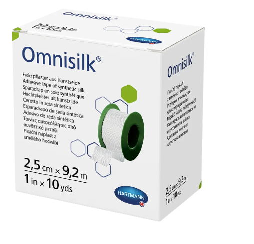 Пластир фіксуючий зі штучного шовку Omnisilk® 2,5 см х 9,2 м 1шт